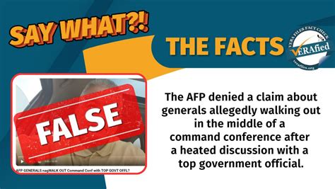 general macanas|AFP denies FALSE claim about 'generals' walkout'.